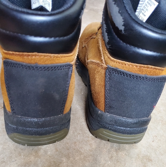 Steel toe leather work boots - Picture 8 of 9
